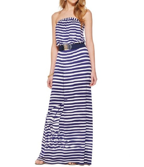 Lilly Pulitzer Dresses & Skirts - Lilly Pulitzer Emmett Maxi Navy Yacht Yard Dress